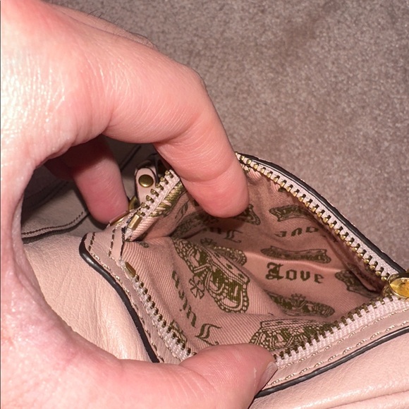 Vintage Juicy Couture Pink Mini Charm Bag Gold Hardware Y2K - Picture 6 of 11